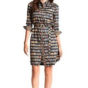 Tommy Hilfiger Library Shirt Dress, EUC Small